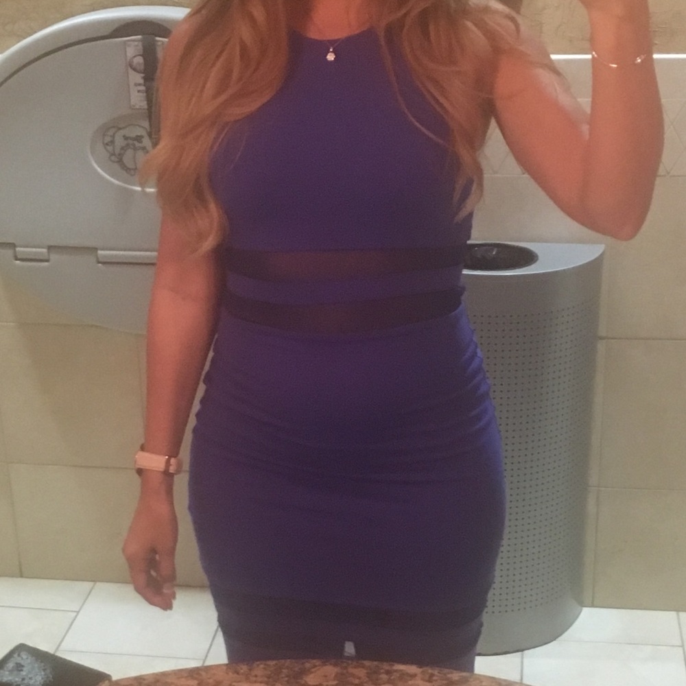 Purple Bebe dress